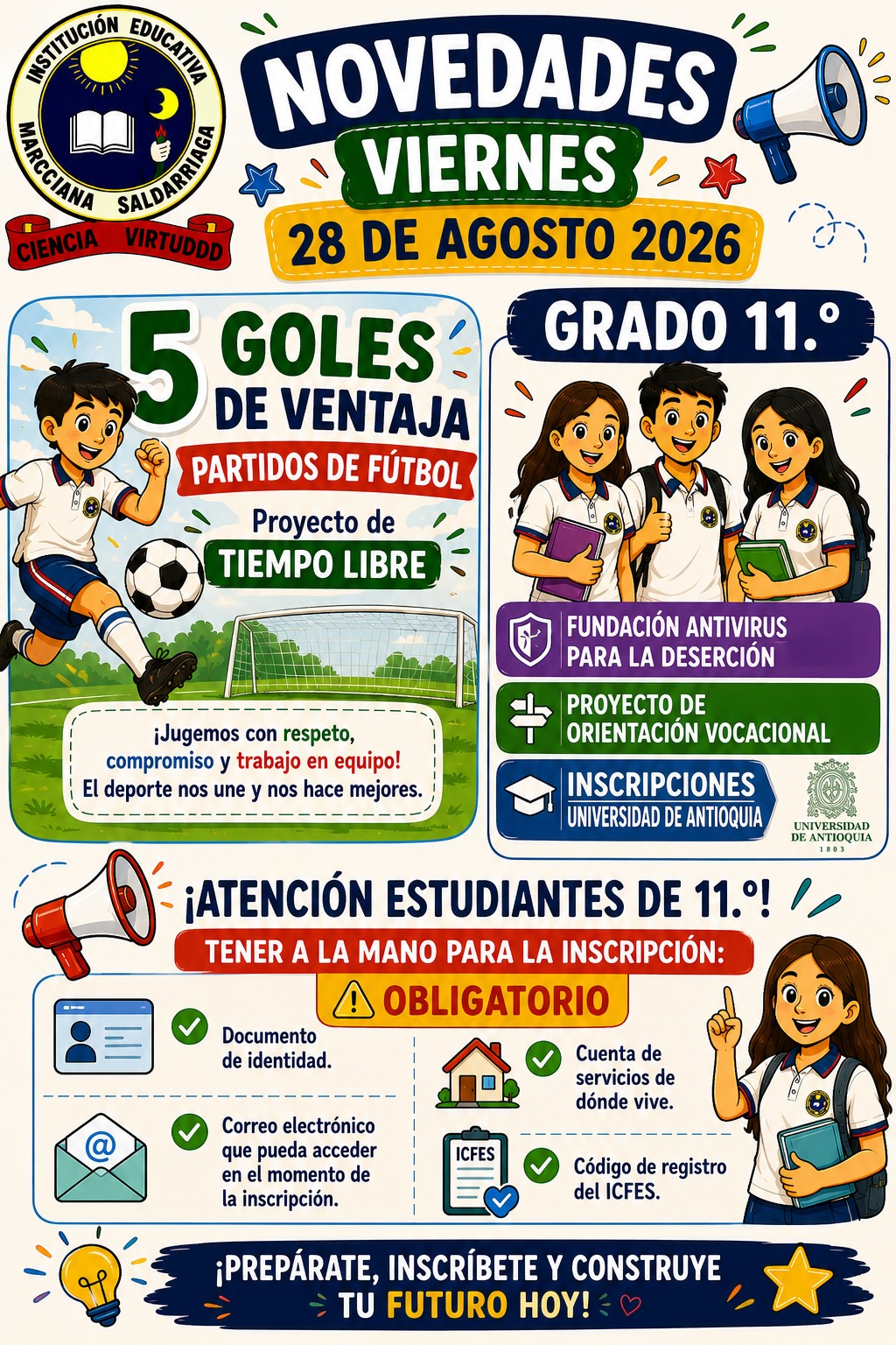 Novedades 28 viernes